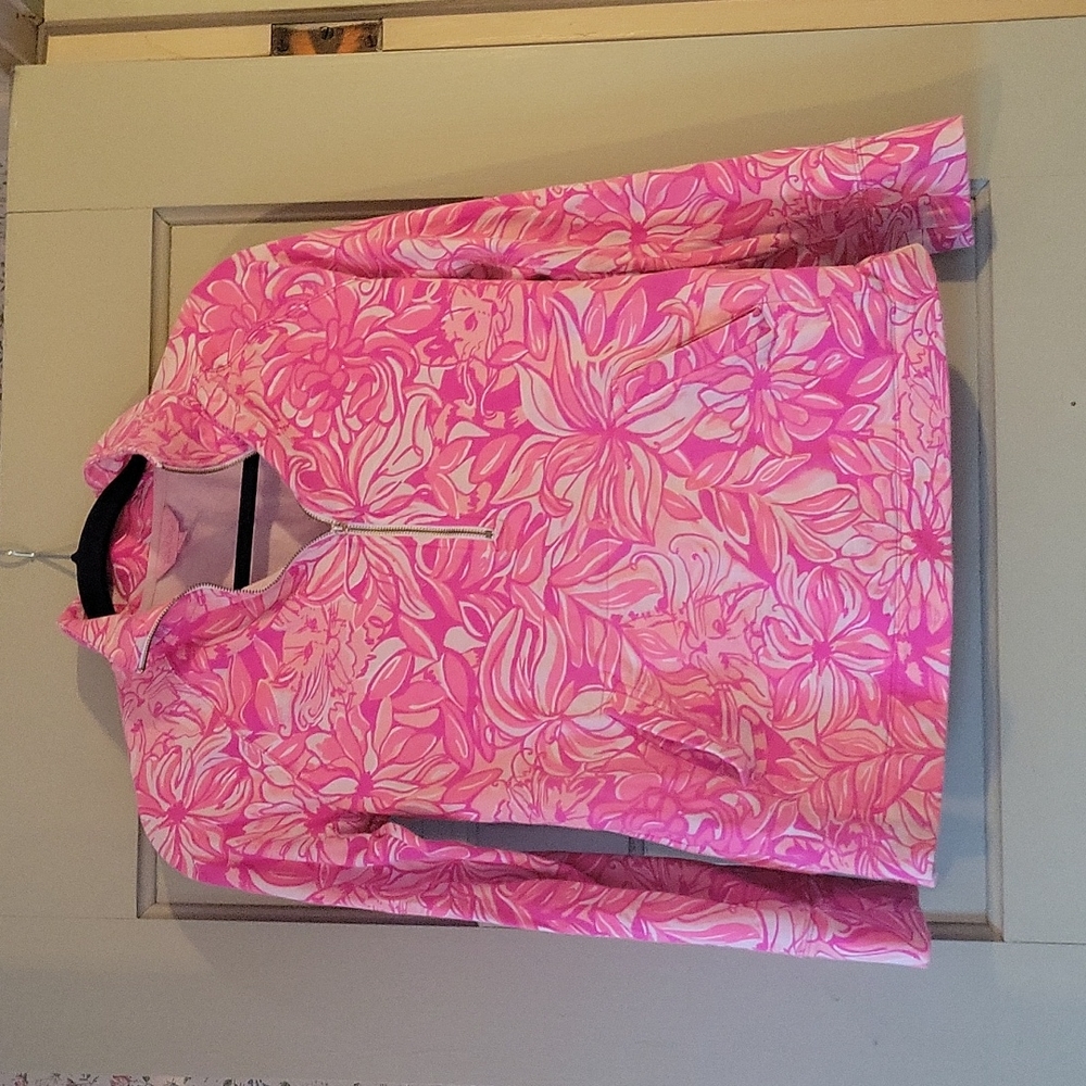 Lilly pulitzer zip up jacket